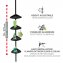 Duschecke Mod. Compact, schwarz, Aluminium, 26x78-275x19,5 cm, 4 Ablagen, 8 Haken, teleskopisch - 6