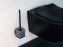 WC-Set Mod. Vacuum-Loc® Quadro, schwarz, Edelstahl/Kunststoff, 9,5x37x12,5 cm, ohne bohren montierbar - 6