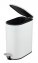 Kosmetikeimer Mod. Collungo, weiß, Stahl/Kunststoff, 5L, Easy-Close, mit herausnehmbarem Innenbehälter - 6