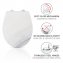 WC-Sitz Mod. Menin, mehrfarbig, Duroplast, Edelstahl, 38x44,5 cm, easy-close Absenkautomatik - 6