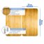 Herdabdeckplatte Universal Mod. Holz-Optik, 2er Set, für alle Herdarten geeignet - 6