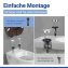 WC Sitz Mod. Wenge Dunkelbraun, stabiler Toilettensitz mit Absenkautomatik - 6