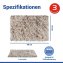Badteppich Mod. Lerici Weiß-Grau, 60 x 90 cm, rutschfest und schnelltrocknend - 6