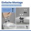 WC Sitz Mod. Ottana Beige, Toilettendeckel mit Absenkautomatik - 6