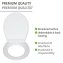 Premium WC-Sitz Mod. Canyon mit Relief, aus antibakteriellem Duroplast - 6