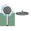 Duschsystem Watersaving Chrom, bis zu 40 % Wasserersparnis - 6