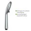 Duschkopf Ø 9,5 cm, Universal-Handbrause - 6