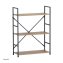 Elio, 3 Ablagen, Stahlgestell, MDF-Böden in Artisaneiche, Industrie-Look - 6