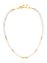 Kette 925/- Sterling Silber vergoldet  Perlen - 6