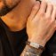 Armband Lederarmband geflochten braun 21cm - 6