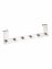 Türgarderobe Edelstahl Mod. Celano 2er Set, je 6 Haken, für Türfalzstärken bis 2 cm - 6