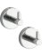 Wandhaken Uno Mod. Bosio Edelstahl glänzend 2er Set, rostfrei - 6
