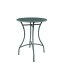 Bistro Sitzgruppe Metall weiß Tisch mit 2 Stühlen Balkon Set Gartenmöbel - 6