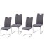 Schwingstuhl KellyC Grau 4er - 6