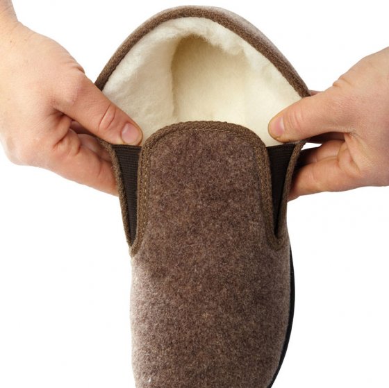 Lammwoll-Pantoffel 43 | Beige
