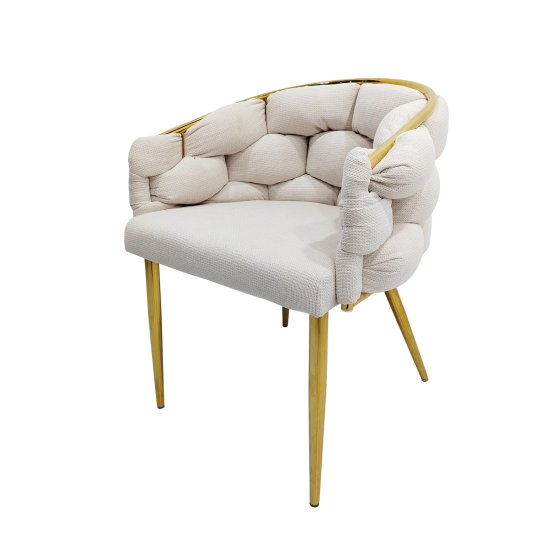 Stuhl Alsen Gold Beige 
