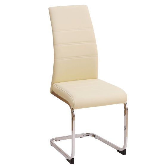 Esszimmerstuhl SallyC Kunstleder 4er-Set Beige 