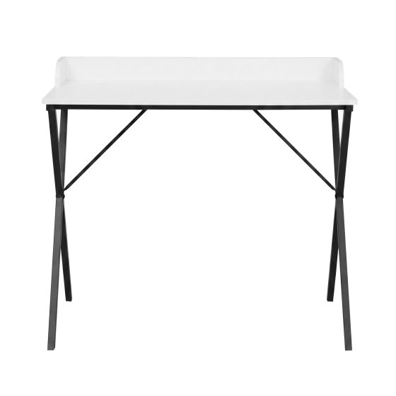 Schreibtisch Cedrik Weiß-Schwarz 
