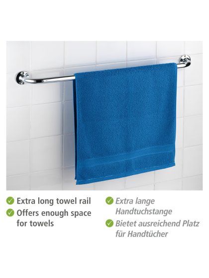 Badetuchstange Mod. Basic 80 cm, extra lange Handtuchstange 