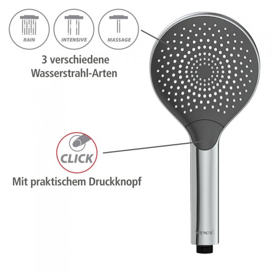 Duschkopf Watersaving Chrom, Ø 12 cm 