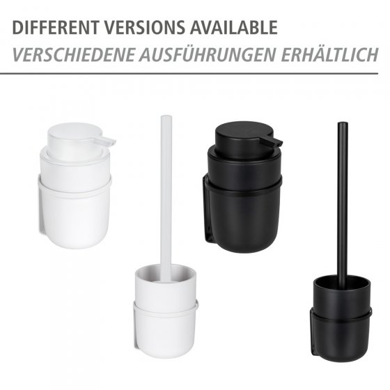 Turbo-Loc® WC-Garnitur Mod. Carpino Weiß, Befestigen ohne Bohren
