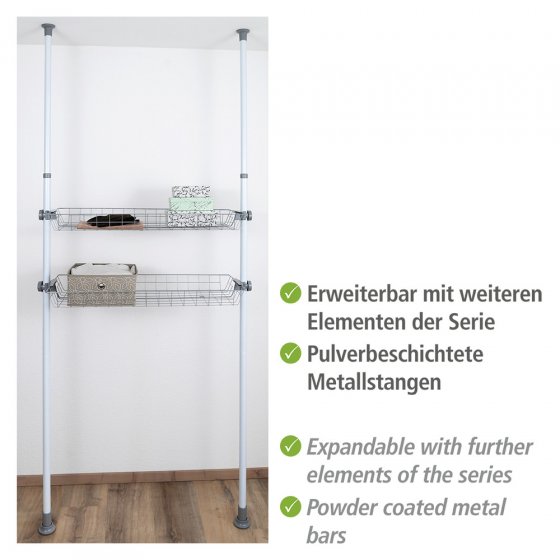 Korb Mod. Herkules 2er, Aufbewahrungskörbe aus Metall