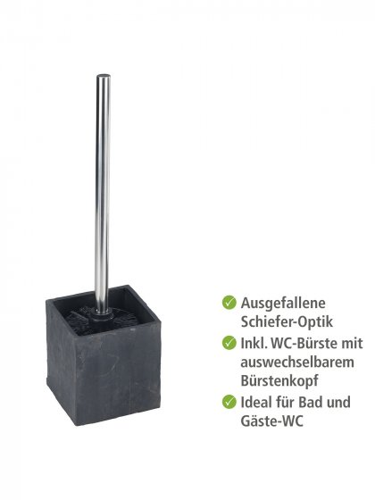 WC-Garnitur Mod. Slate-Rock, Schieferoptik