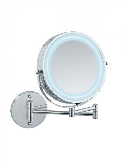 Power-Loc® LED Wandspiegel Lumi, 5-fach Vergrößerung 