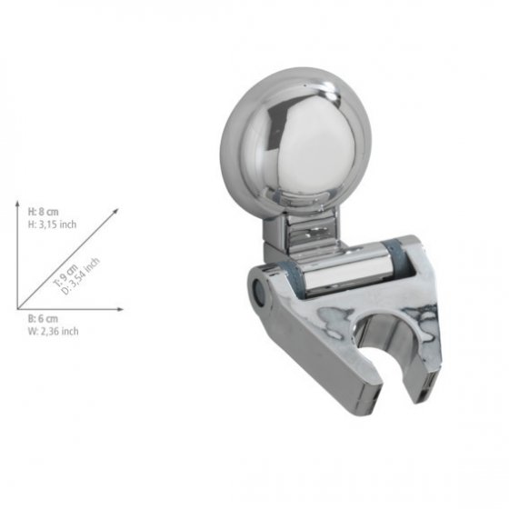 Magic-Loc® Duschkopfhalter Mod. Fiorina, Ø 11 cm, Befestigen ohne bohren
