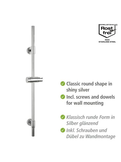Duschstange Mod. Basic Chrom, 66 cm 