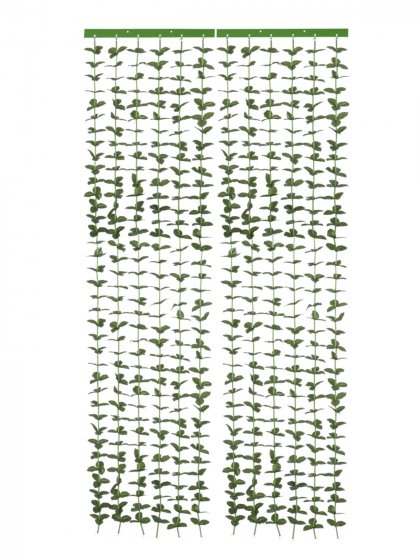 Blättervorhang Mod. Liane, dekorativer Türvorhang/Insektenschutz für Balkon 