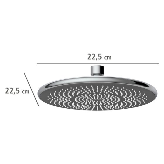 Regenduschkopf, Ø 22,5 cm 