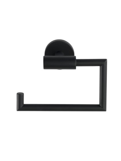 Toilettenpapierhalter Mod. Bosio Edelstahl Black matt ohne Deckel, rostfrei 