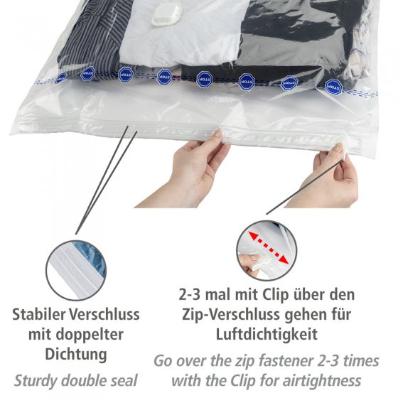 Vakuum Soft Box L, bis zu 75 % Platzersparnis
