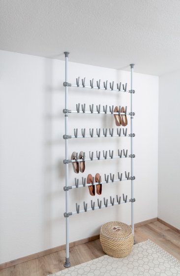 Teleskop-System Mod. Herkules Shoes, für 48 Paar Schuhe