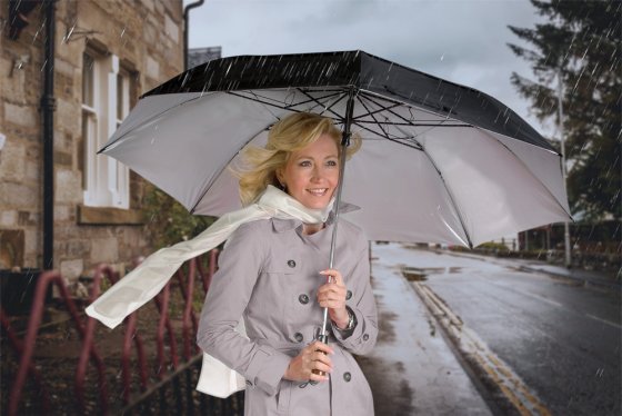 Sturm-Regenschirm Mod. Kyrill , stabiles Gestänge 