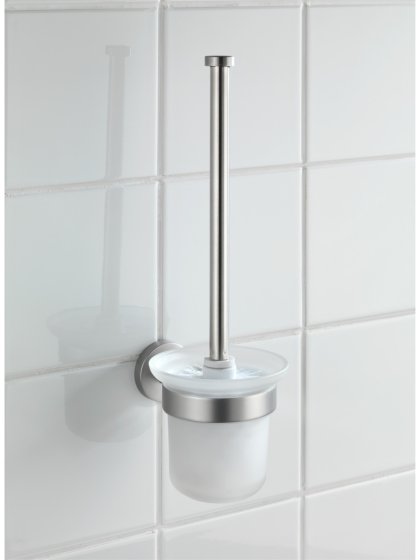 WC-Garnitur offen Mod. Bosio Edelstahl matt, rostfrei 