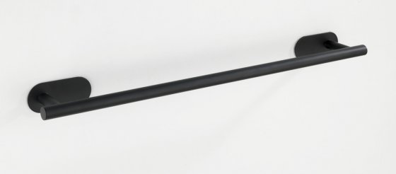 Turbo-Loc® Badetuchstange Mod. Orea Uno Black Matt, 60 cm, Befestigen ohne bohren 