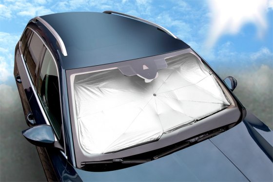 Auto Sonnenschirm Mod. Cool-Top L, mit integriertem Klettstreifen 