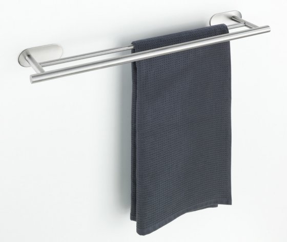 Turbo-Loc® Badetuchstange Duo Mod. Orea Matt, 60 cm, Befestigen ohne bohren 
