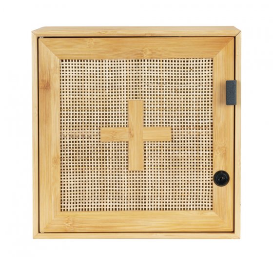 Medikamentenschrank Mod. Allegre, aus Bambus und Rattan 