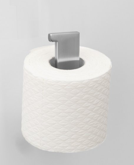 Turbo-Loc® Toilettenpapierhalter Mod. Genova Matt, Befestigen ohne Bohren mit Spezial-Klebepad