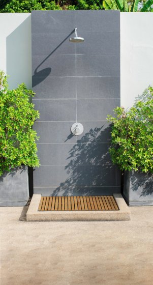 Baderost Mod. Indoor & Outdoor Bambus, 100 x 50 cm, für Dusche, Bad & Pool 