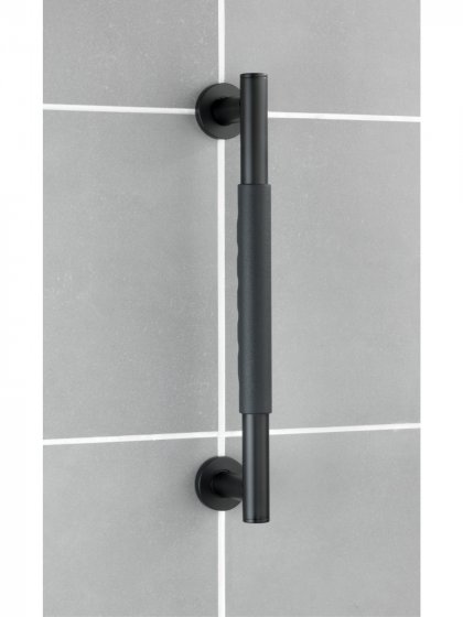 Wandhaltegriff Mod. Secura 40,5 cm Schwarz, TÜV Bauart geprüft