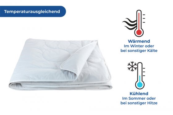 Bettdecke Kamel Haar, Decke mit natürlichem Temperaturausgleich 
