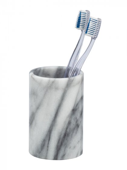 Zahnputzbecher Mod. Onyx, aus hochwertigem Marmor 