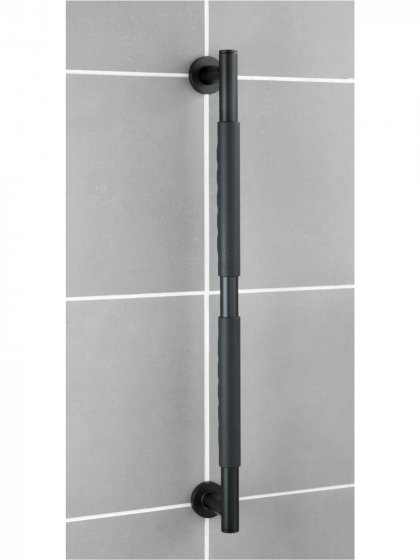 Wandhaltegriff Mod. Secura 65,5 cm Schwarz, TÜV Bauart geprüft 