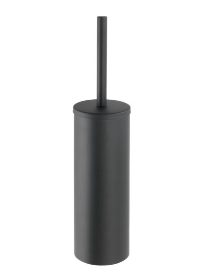 WC-Garnitur Mod. Bosio geschlossen Edelstahl Black matt, rostfrei 