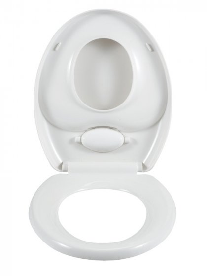WC-Sitz Mod. Family, Toiletten-Doppelsitz mit Absenkautomatik