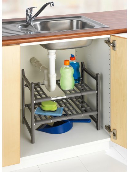 Küchen-Unterschrankregal Mod. Flexi, belastbar bis 20 kg